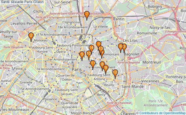 plan Santé sexuelle Paris Associations santé sexuelle Paris : 24 associations