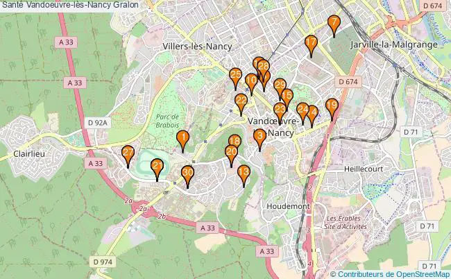 plan Santé Vandoeuvre-lès-Nancy Associations Santé Vandoeuvre-lès-Nancy : 46 associations