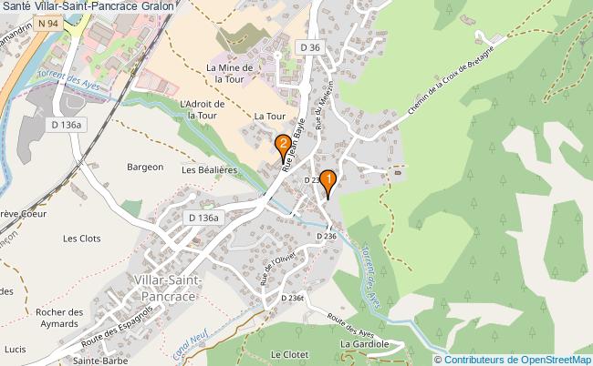 plan Santé Villar-Saint-Pancrace Associations Santé Villar-Saint-Pancrace : 2 associations