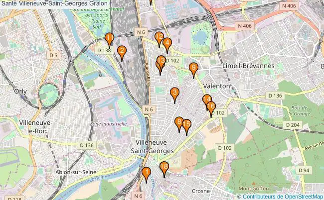 plan Santé Villeneuve-Saint-Georges Associations Santé Villeneuve-Saint-Georges : 32 associations