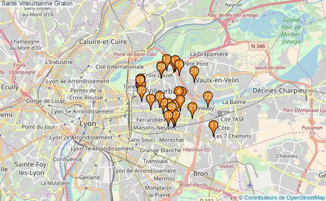 plan Santé Villeurbanne Associations Santé Villeurbanne : 122 associations