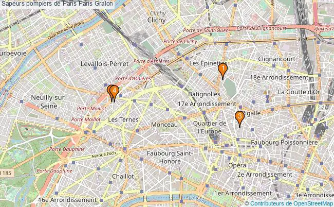 plan Sapeurs pompiers de Paris Paris Associations sapeurs pompiers de Paris Paris : 3 associations