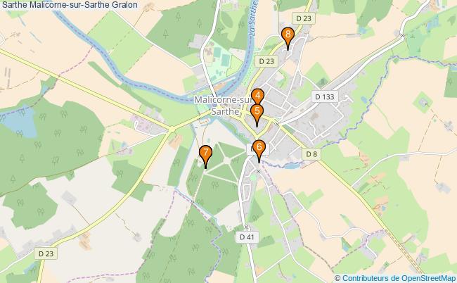 plan Sarthe Malicorne-sur-Sarthe Associations Sarthe Malicorne-sur-Sarthe : 11 associations