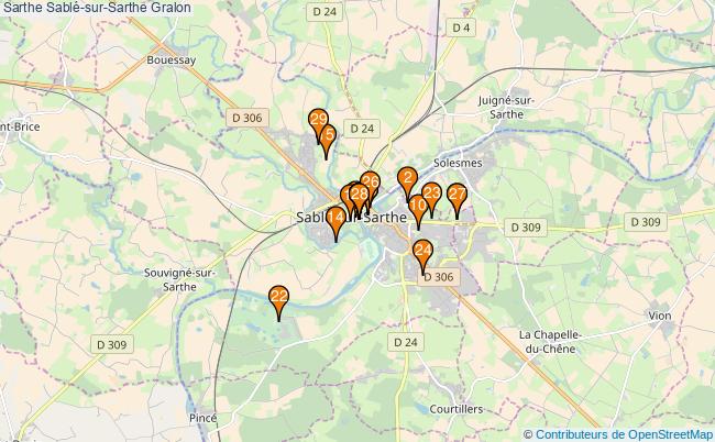 plan Sarthe Sablé-sur-Sarthe Associations Sarthe Sablé-sur-Sarthe : 33 associations
