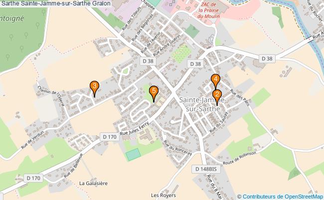 plan Sarthe Sainte-Jamme-sur-Sarthe Associations Sarthe Sainte-Jamme-sur-Sarthe : 4 associations