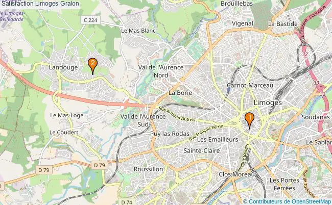plan Satisfaction Limoges Associations Satisfaction Limoges : 2 associations