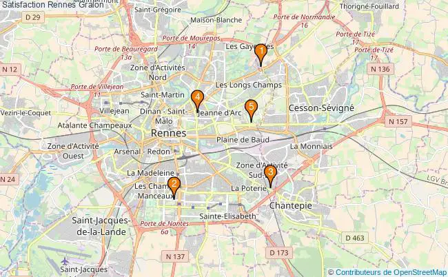 plan Satisfaction Rennes Associations Satisfaction Rennes : 6 associations
