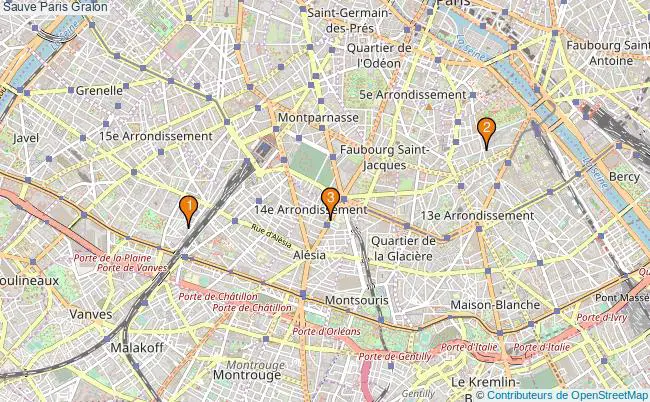plan Sauve Paris Associations Sauve Paris : 3 associations