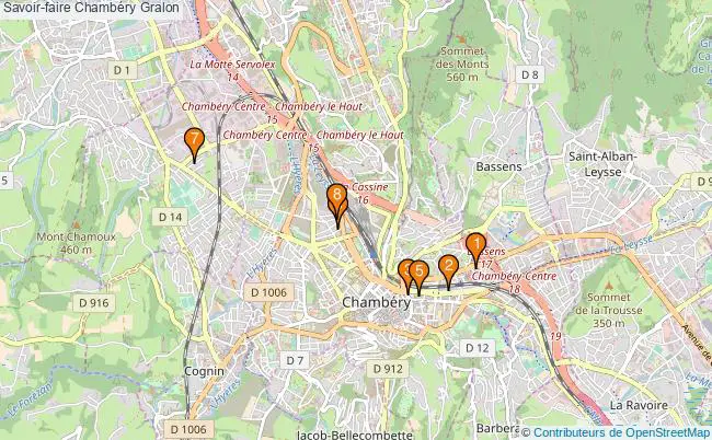 plan Savoir-faire Chambéry Associations Savoir-faire Chambéry : 9 associations
