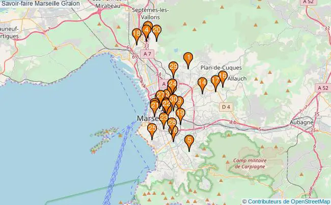 plan Savoir-faire Marseille Associations Savoir-faire Marseille : 171 associations