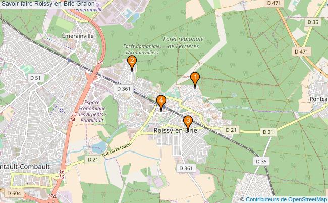 plan Savoir-faire Roissy-en-Brie Associations Savoir-faire Roissy-en-Brie : 3 associations