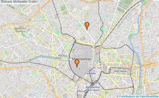 plan Scénario Montpellier Associations Scénario Montpellier : 6 associations