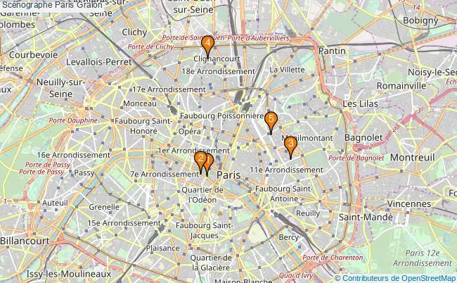 plan Scénographe Paris Associations scénographe Paris : 6 associations