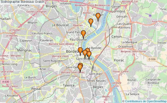 plan Scénographie Bordeaux Associations scénographie Bordeaux : 9 associations