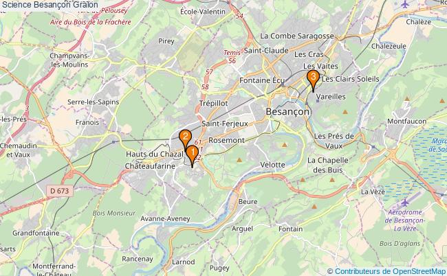 plan Science Besançon Associations Science Besançon : 3 associations