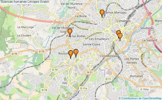 plan Sciences humaines Limoges Associations sciences humaines Limoges : 15 associations