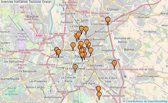 plan Sciences humaines Toulouse Associations sciences humaines Toulouse : 29 associations