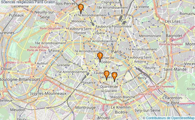 plan Sciences religieuses Paris Associations sciences religieuses Paris : 5 associations
