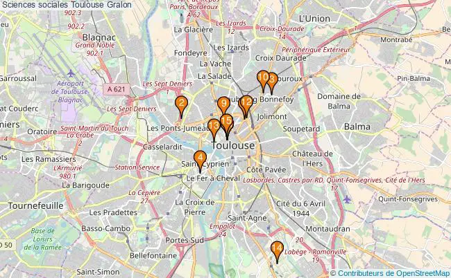 plan Sciences sociales Toulouse Associations sciences sociales Toulouse : 18 associations