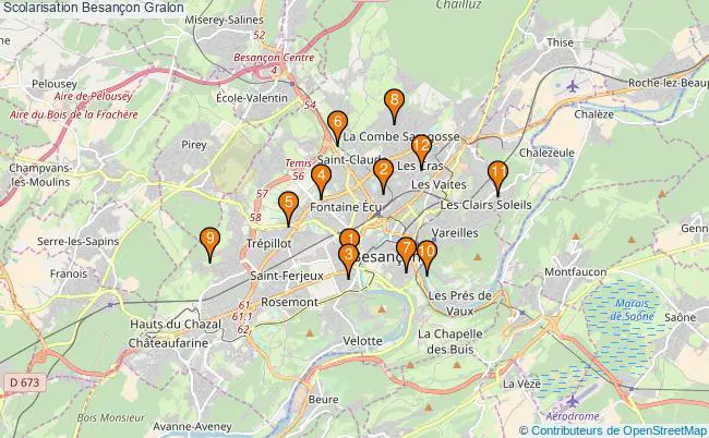 plan Scolarisation Besançon Associations scolarisation Besançon : 14 associations