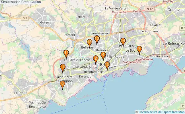 plan Scolarisation Brest Associations scolarisation Brest : 14 associations