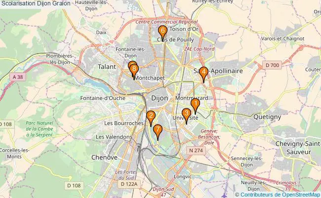plan Scolarisation Dijon Associations scolarisation Dijon : 7 associations