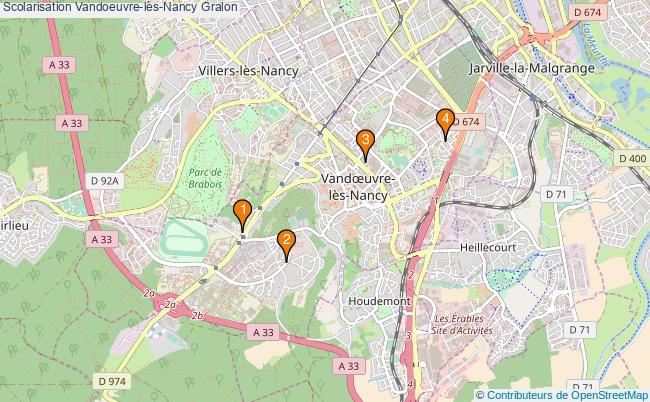 plan Scolarisation Vandoeuvre-lès-Nancy Associations scolarisation Vandoeuvre-lès-Nancy : 4 associations