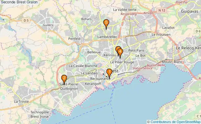 plan Seconde Brest Associations seconde Brest : 5 associations