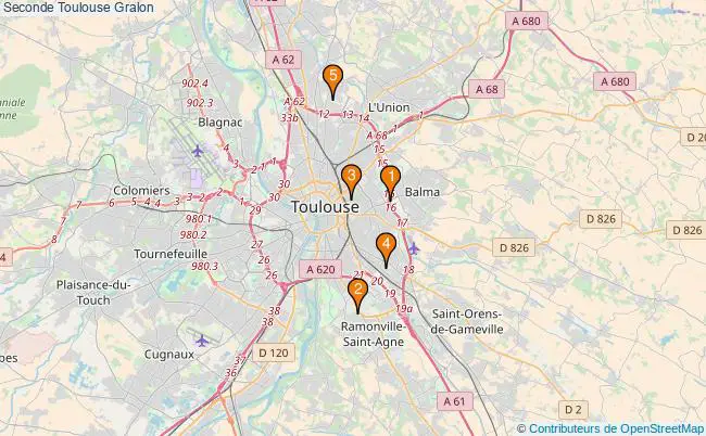 plan Seconde Toulouse Associations seconde Toulouse : 6 associations