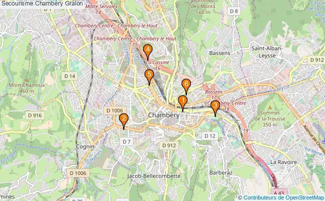 plan Secourisme Chambéry Associations secourisme Chambéry : 7 associations