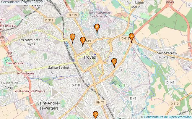 plan Secourisme Troyes Associations secourisme Troyes : 7 associations