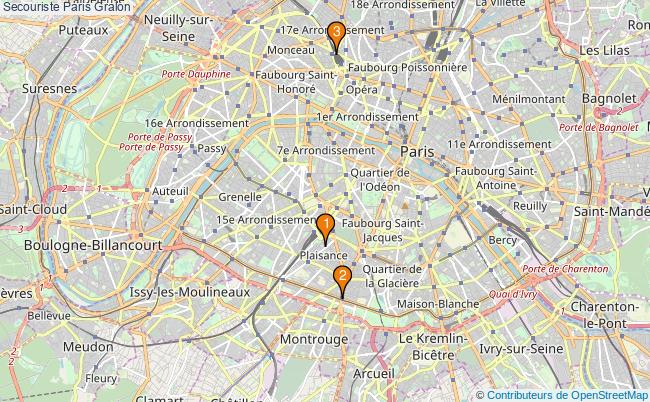 plan Secouriste Paris Associations secouriste Paris : 3 associations