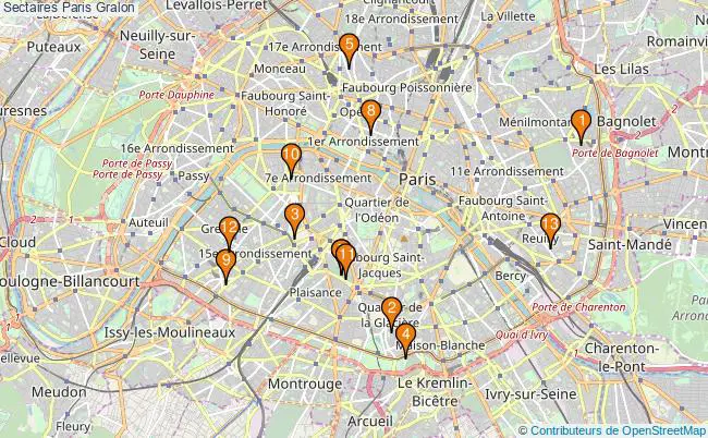 plan Sectaires Paris Associations sectaires Paris : 15 associations