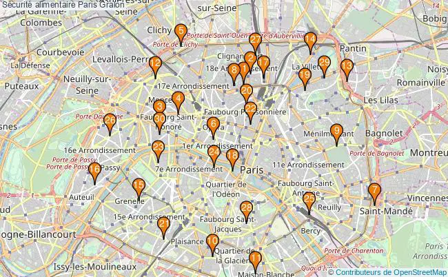 plan Sécurité alimentaire Paris Associations sécurité alimentaire Paris : 48 associations