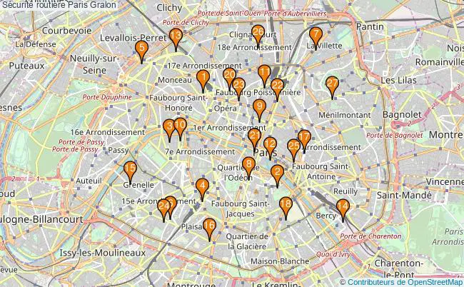 plan Sécurité routière Paris Associations Sécurité routière Paris : 36 associations