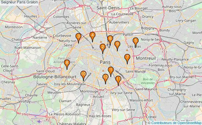 plan Seigneur Paris Associations seigneur Paris : 19 associations
