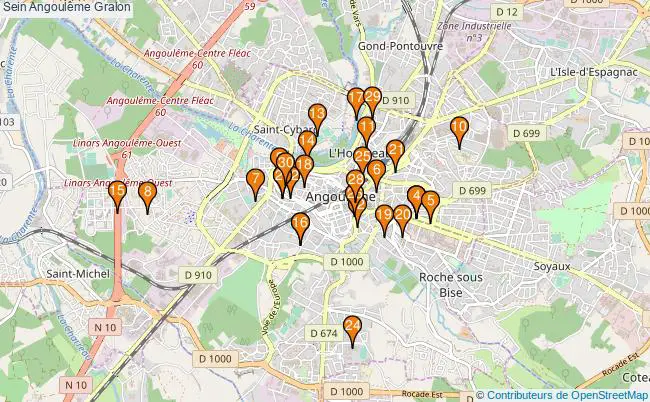 plan Sein Angoulême Associations Sein Angoulême : 49 associations