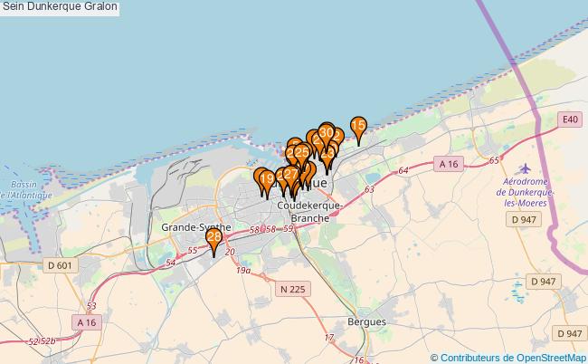 plan Sein Dunkerque Associations Sein Dunkerque : 61 associations