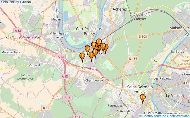 plan Sein Poissy Associations Sein Poissy : 17 associations