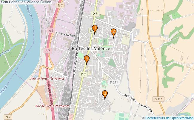 plan Sein Portes-lès-Valence Associations Sein Portes-lès-Valence : 8 associations
