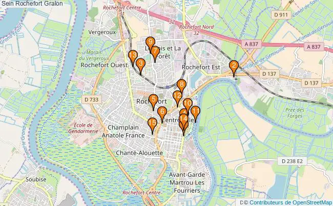 plan Sein Rochefort Associations Sein Rochefort : 23 associations