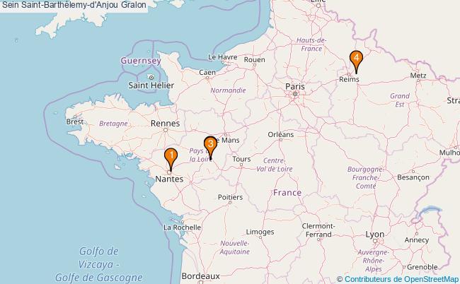 plan Sein Saint-Barthélemy-d'Anjou Associations Sein Saint-Barthélemy-d'Anjou : 4 associations