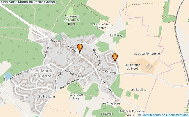 plan Sein Saint-Martin-du-Tertre Associations Sein Saint-Martin-du-Tertre : 2 associations