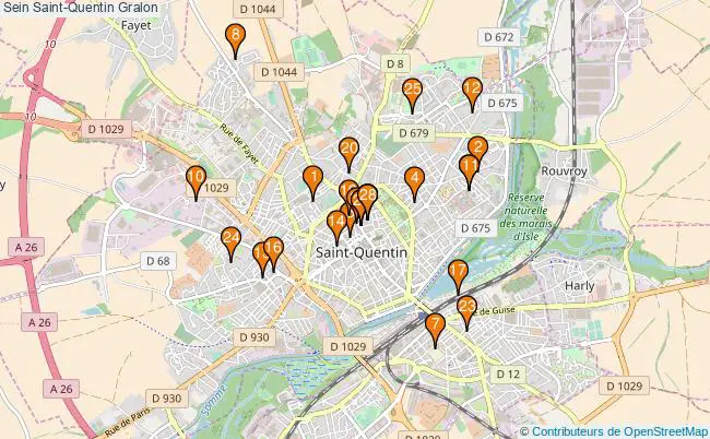 plan Sein Saint-Quentin Associations Sein Saint-Quentin : 30 associations
