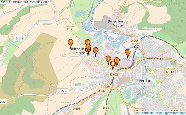 plan Sein Thierville-sur-Meuse Associations Sein Thierville-sur-Meuse : 12 associations