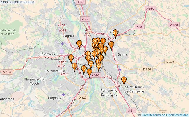 plan Sein Toulouse Associations Sein Toulouse : 570 associations