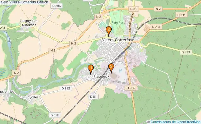 plan Sein Villers-Cotterêts Associations Sein Villers-Cotterêts : 4 associations