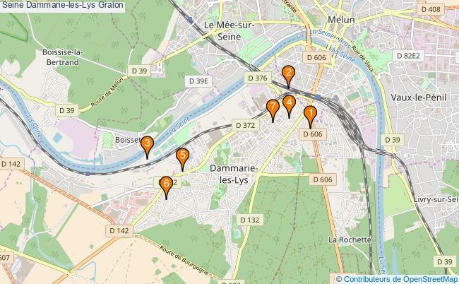 plan Seine Dammarie-les-Lys Associations Seine Dammarie-les-Lys : 8 associations
