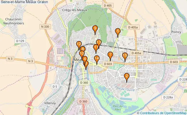 plan Seine-et-Marne Meaux Associations Seine-et-Marne Meaux : 15 associations