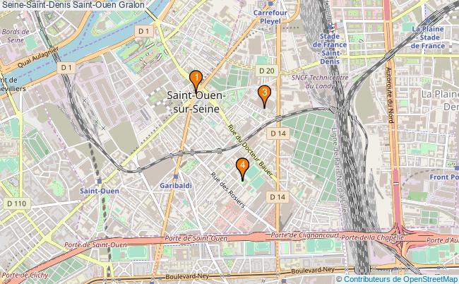 plan Seine-Saint-Denis Saint-Ouen Associations Seine-Saint-Denis Saint-Ouen : 6 associations
